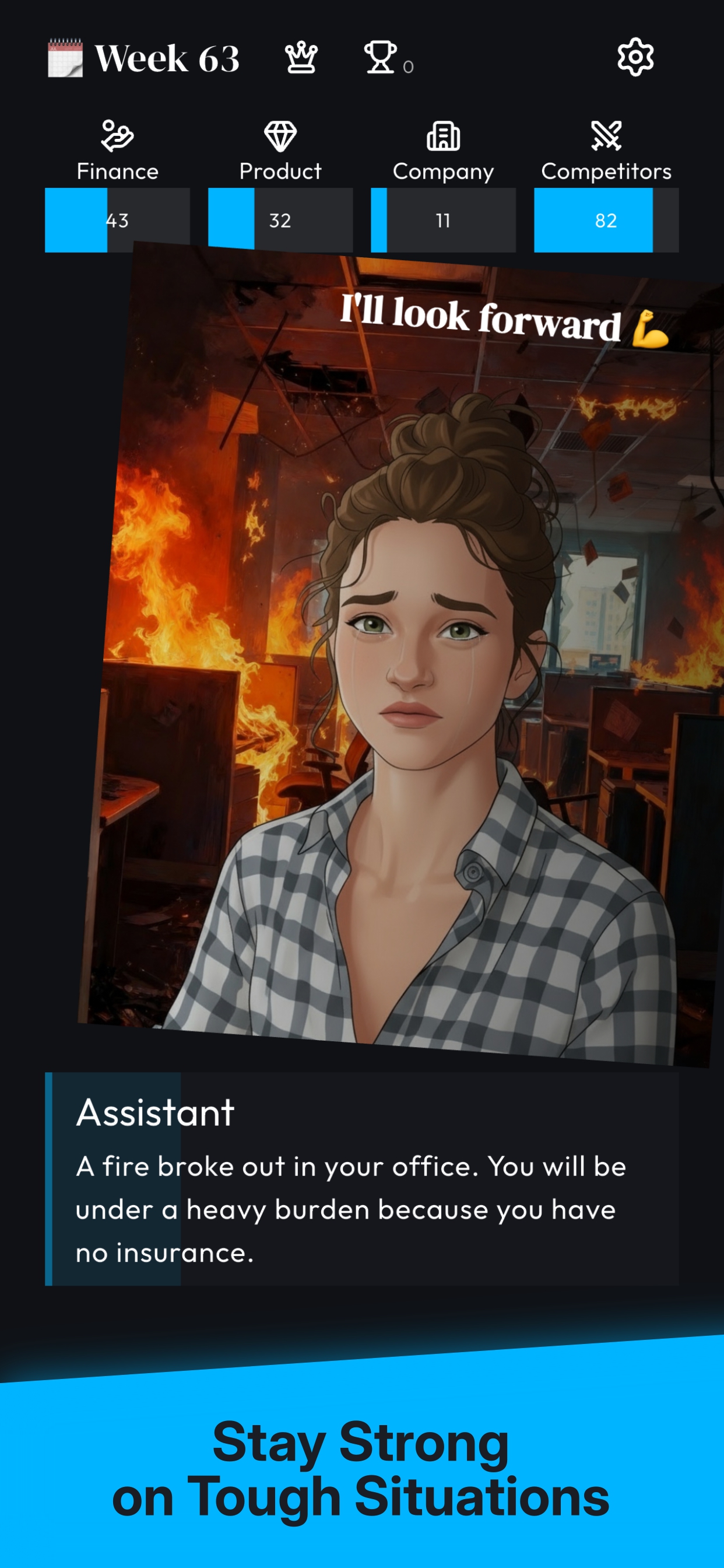 Founder's RPG: Tycoon screenshot showing market and supermarket management features