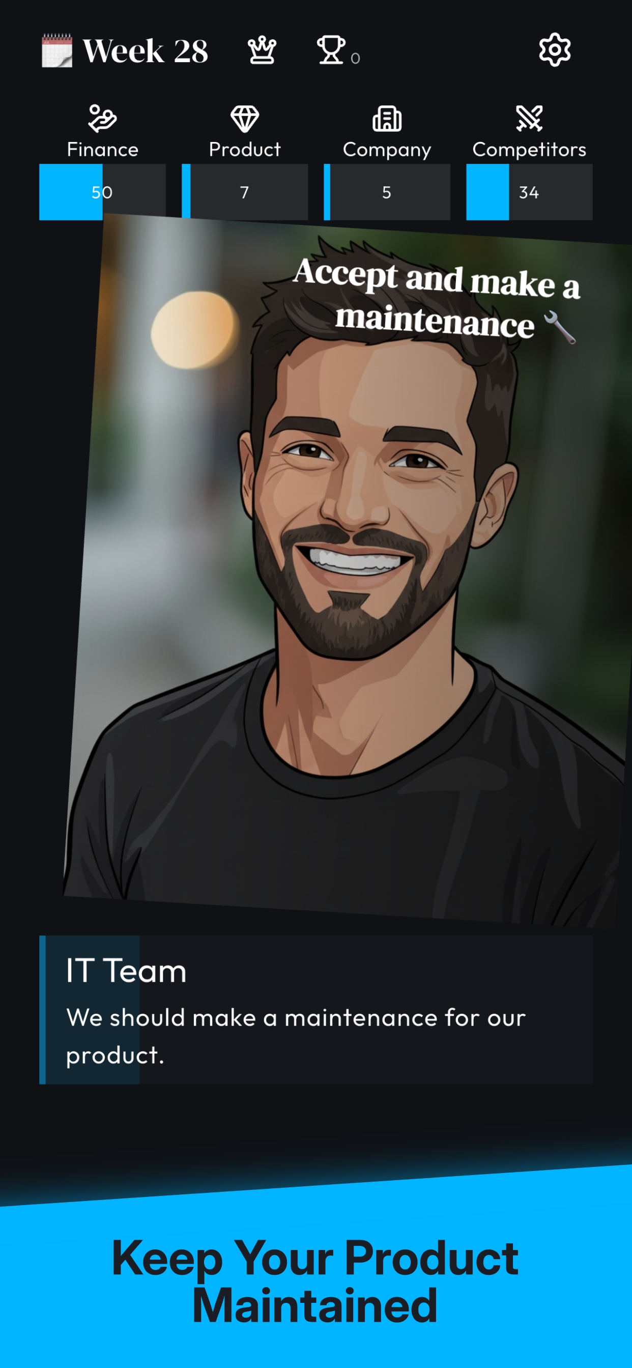 Founder's RPG: Tycoon game screen displaying auto clicker and idle game mechanics